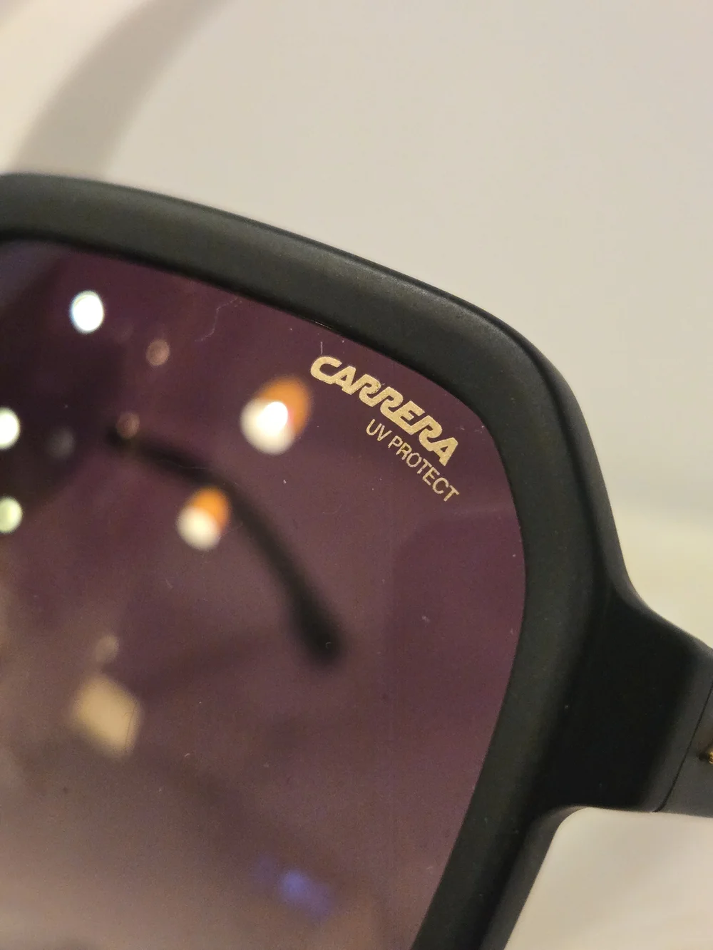 Carrera Victory Unisex Black Frame Sunglasses with Purple Gradient Lenses